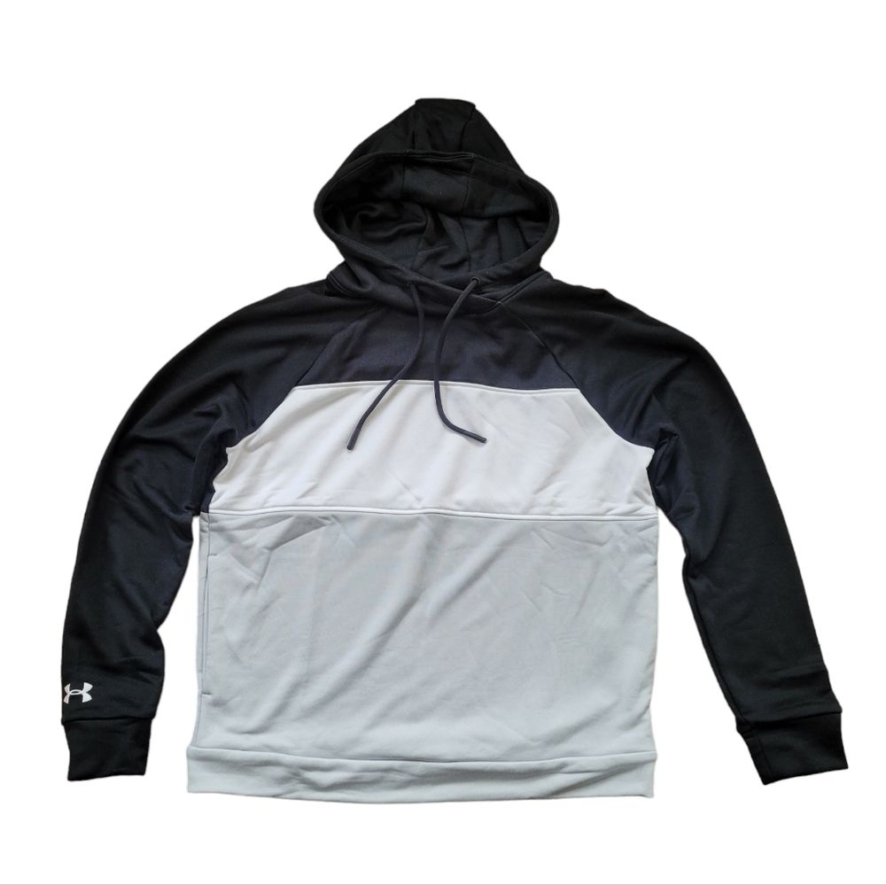 Under Armour Women's Qualifier Fleece Loose Hoodie Multicolor Black Halo Gray